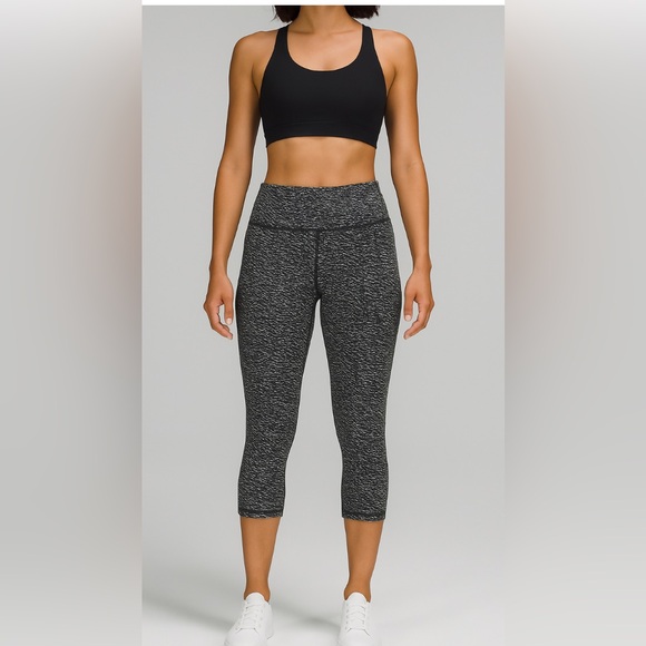 lululemon athletica Pants - Lululemon Black and White Patterned Leggings size 2